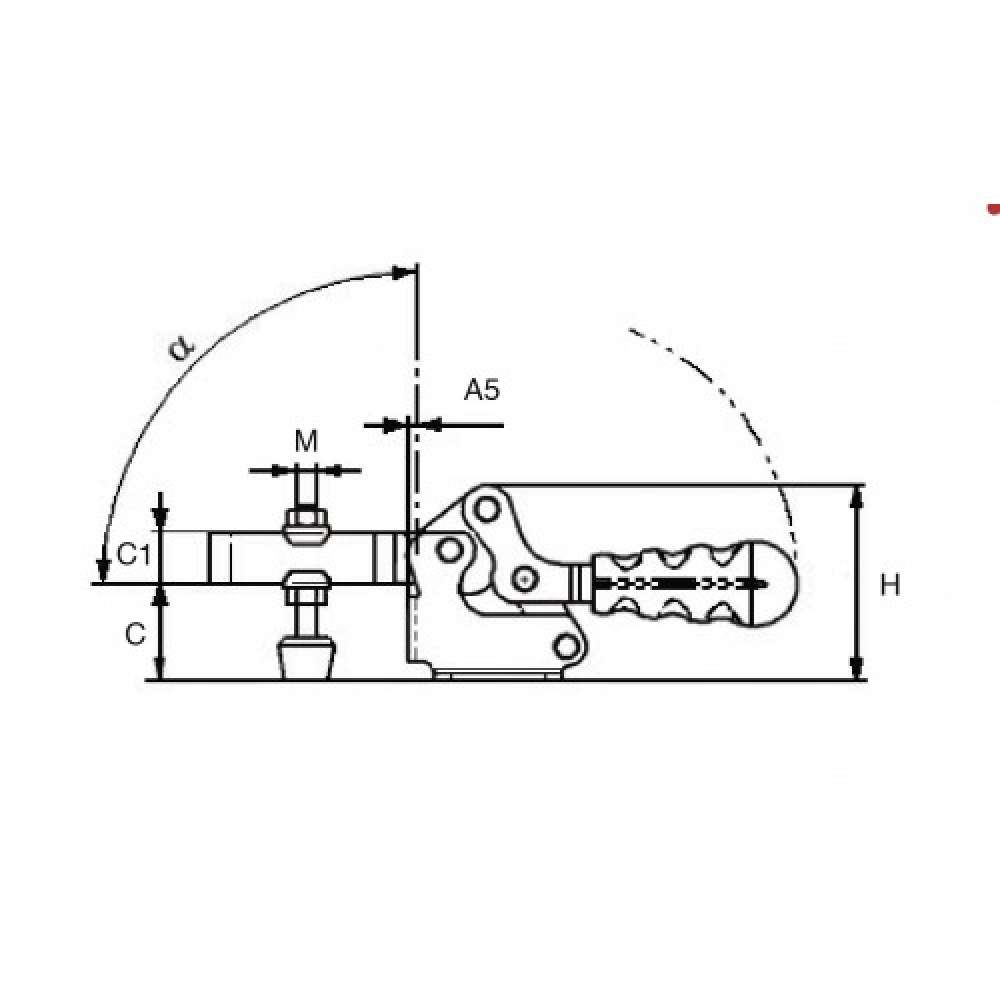 GRAPA RÁPIDA HORIZONTAL PIHER