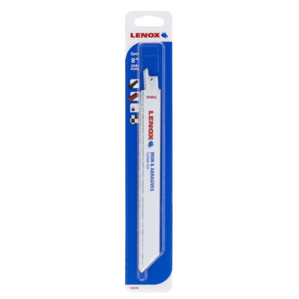 HOJAS DE SABLE LENOX CON GRANO DE CARBURO