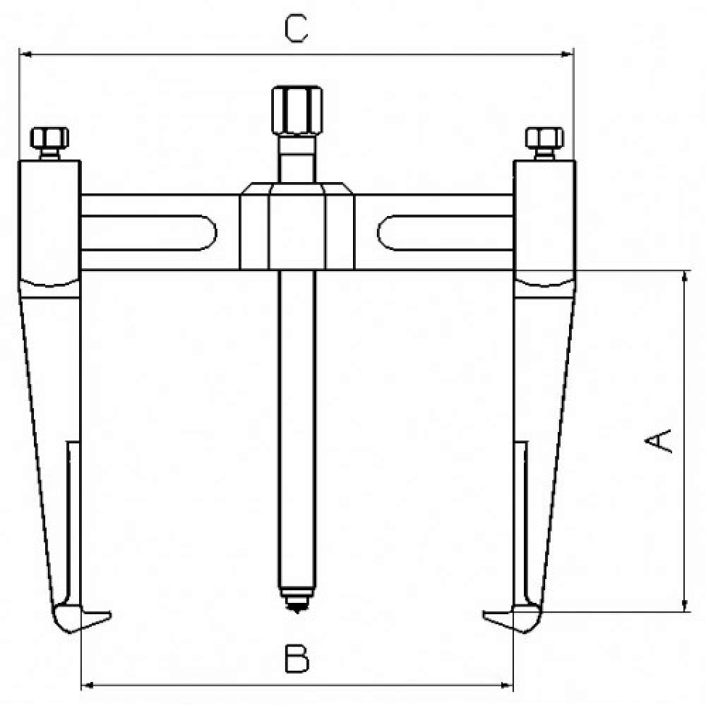 EXTRACTOR FORZA SERIE 9100 DE 2 PATAS