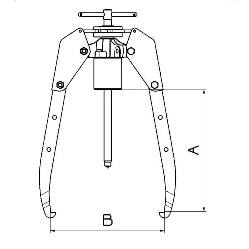 CONJUNTO EXTRACTOR HIDRÁULICO COMPLETO FORZA SERIE 3300THXA