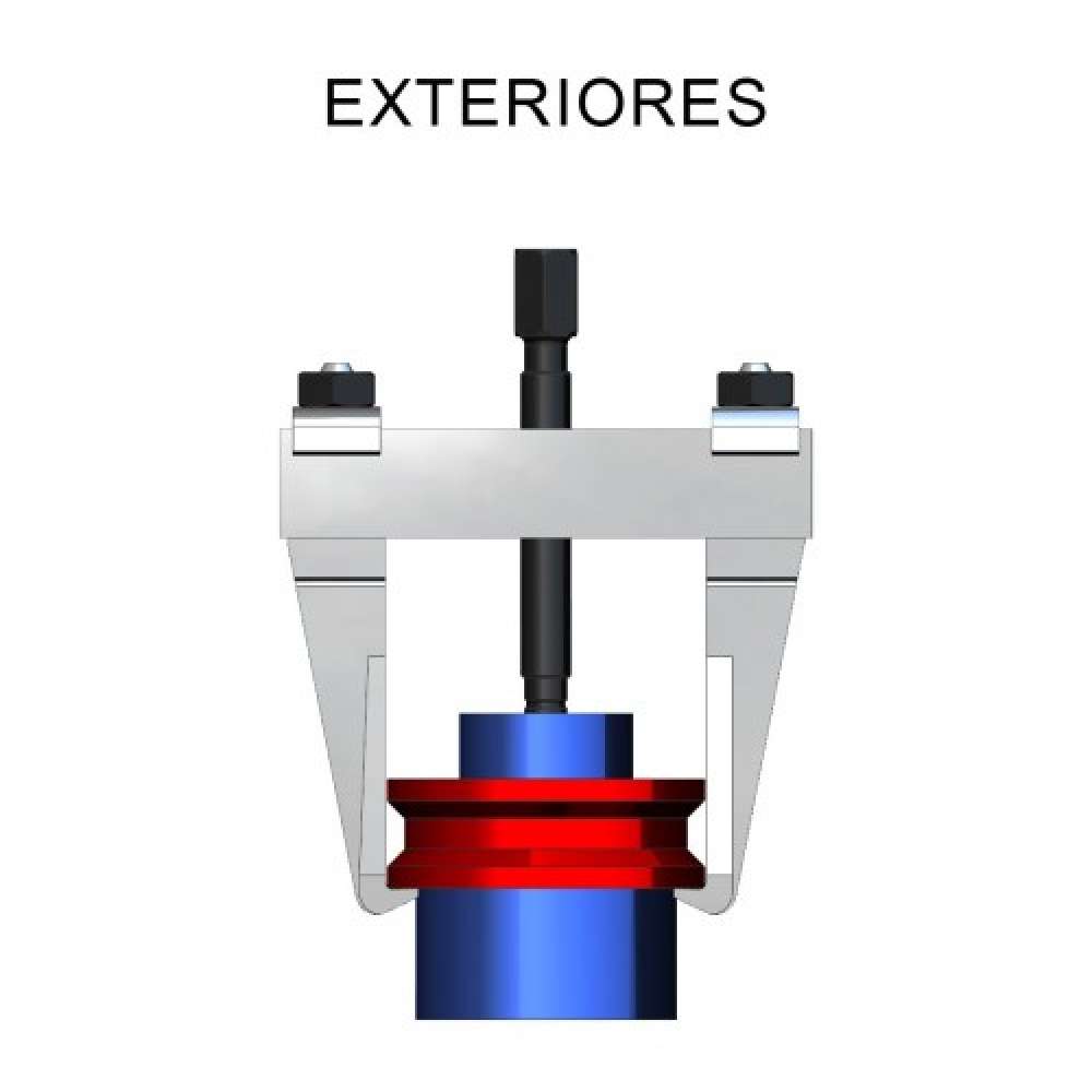 EXTRACTOR FORZA SERIE 1000HX DE 2 PATAS CON HUSILLO HEXAGONAL