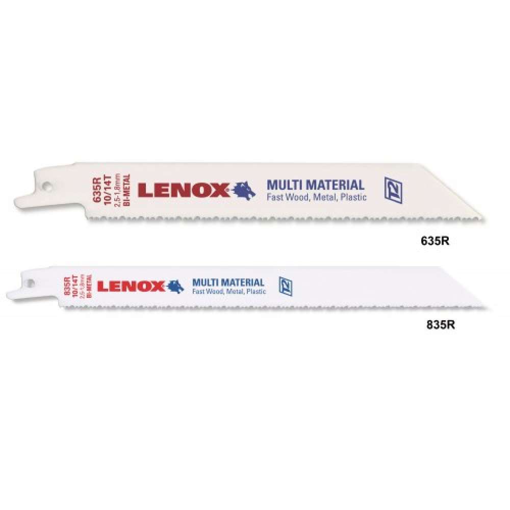 HOJAS DE SABLE LENOX PARA MADERA, METAL Y PLASTICO