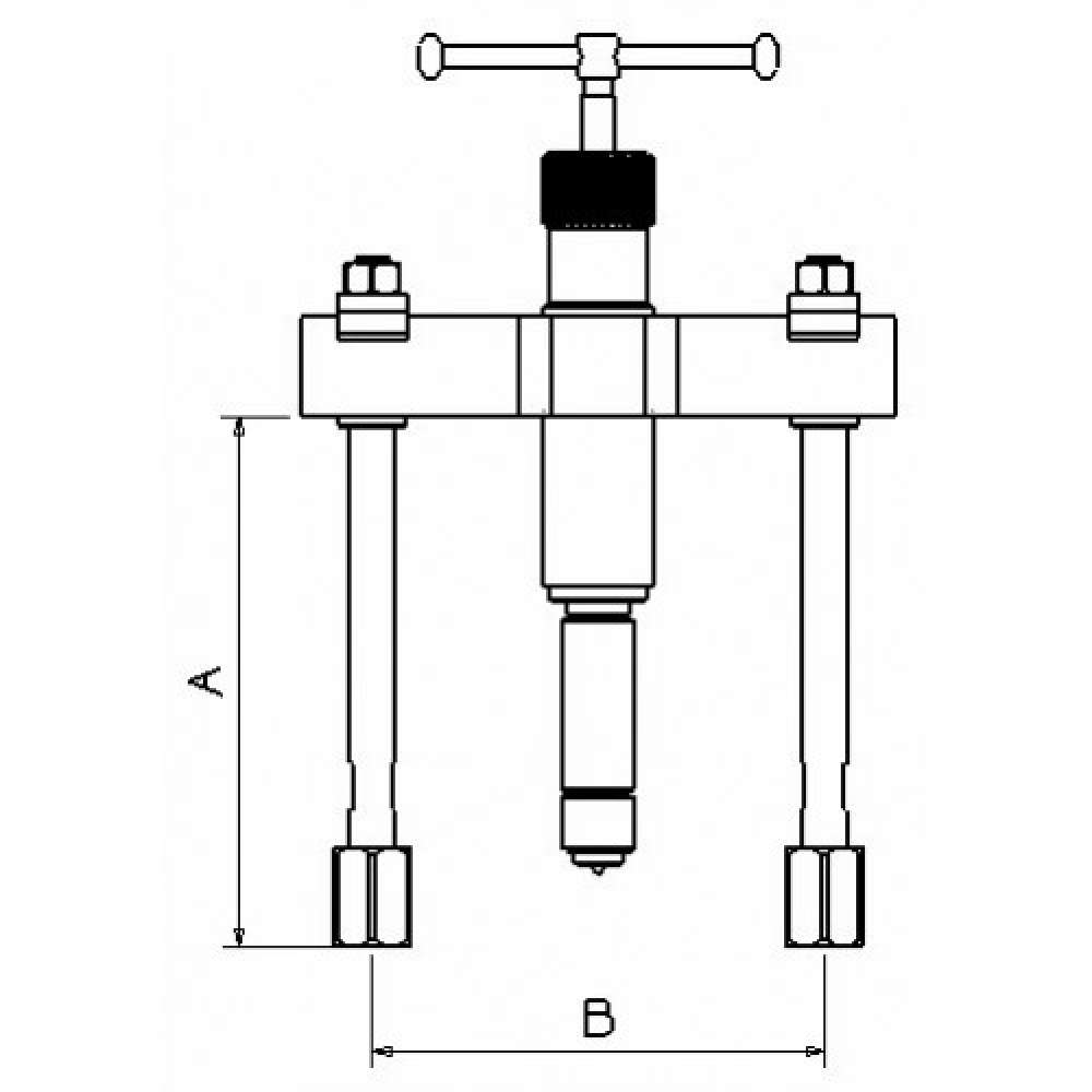 EXTRACTOR HIDRÁULICO FORZA CON ALARGADERAS SERIE 1108H