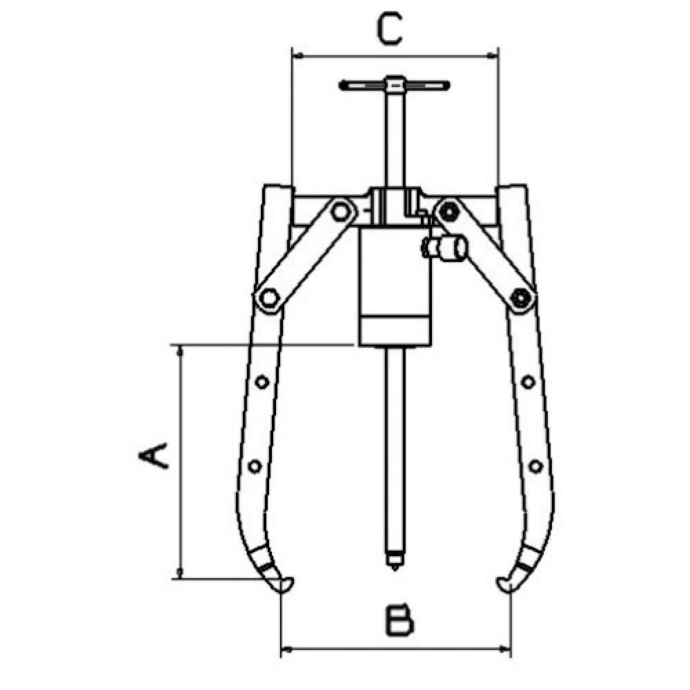 CONJUNTO EXTRACTOR HIDRÁULICO DE PATAS OSCILANTES COMPLETO FORZA SERIE 3300HX