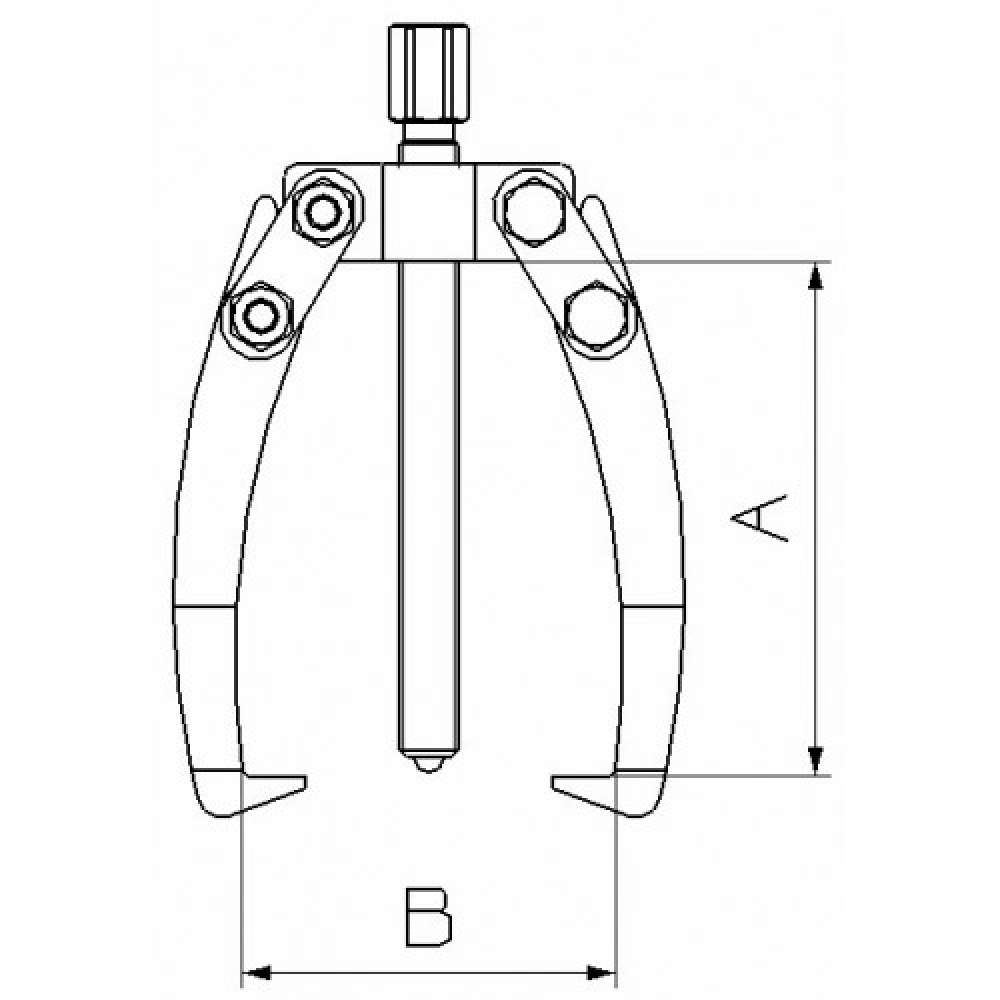 EXTRACTOR FORZA SERIE 2840 BRICO DE 2 PATAS