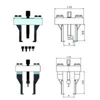 EXTRACTOR DE RODAMIENTOS DE ALTERNADOR FORZA EN ESTUCHE