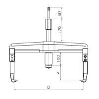 EXTRACTOR HIDRÁULICO FORZA CON HUSILLO COMPACTO SERIE 2400H