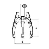 CONJUNTO EXTRACTOR HIDRÁULICO DE PATAS OSCILANTES COMPLETO FORZA SERIE 3300LTH DE 2/3 PATAS COMPLETO