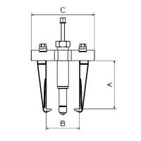 EXTRACTOR HIDRÁULICO FORZA CON HUSILLO COMPACTO SERIE 1012H