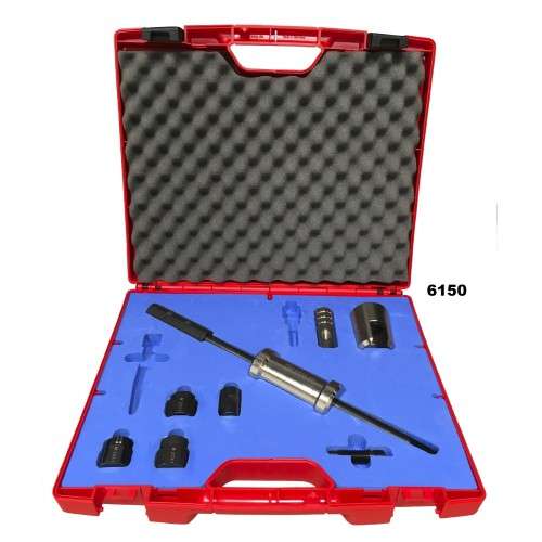 JUEGO FORZA PARA INYECTORES CON ADAPTADORES DE ROSCADO SERIE 6150