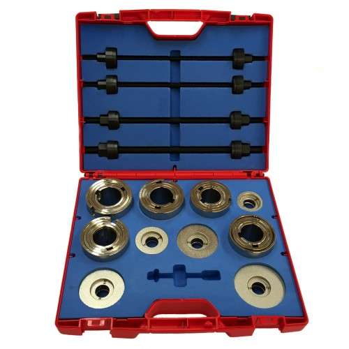 JUEGO FORZA DE EXTRACTORES DE SILENTBLOCK CON TUBOS RANURADOS