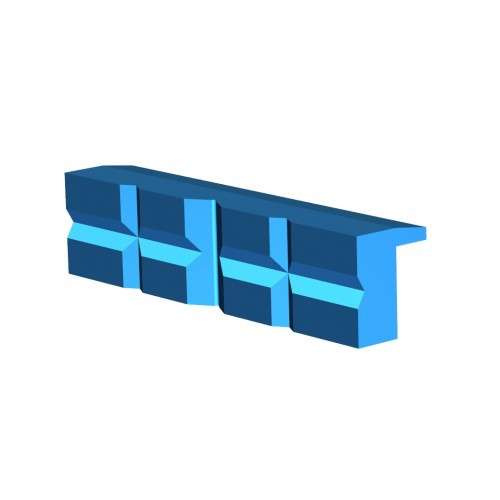 BOCA ESPECIAL DE PLASTICO FORZA PARA TORNILLO DE BANCO