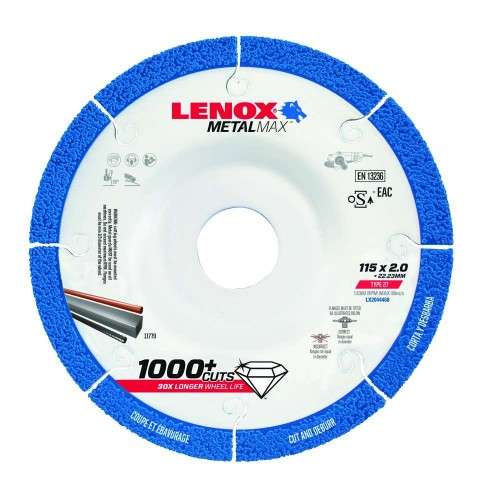 DISCOS DIAMANTE DE CORTE Y PULIDO LENOX METALMAX