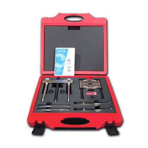 JUEGO DE EXTRACTORES FORZA SERIE C1110SC DE PUENTE GUILLOTINA Y PATAS EN MALETÍN