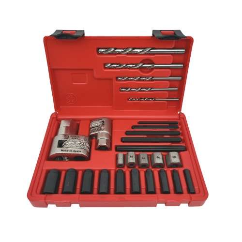 FORZA 9001 SERIES BROKEN STUD AND SCREW EXTRACTOR SET WITH LEFT DRILLS