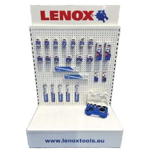 COMBINED DISPLAY BLADES AND HOLE SAW