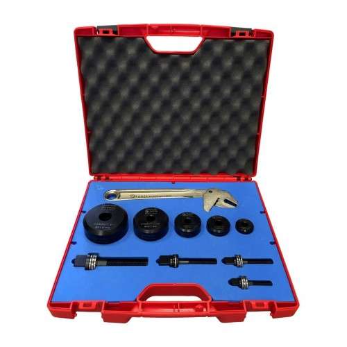 JUEGOS PERFORADORES DE CHAPA FORZA TUBO CONDUIT CON RODAMIENTO EN PULGADAS