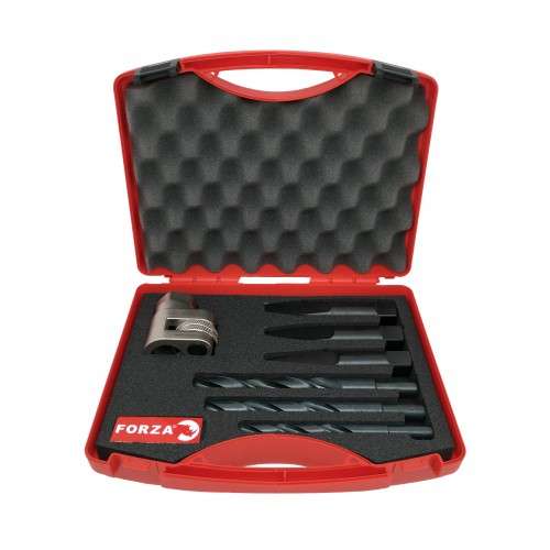 JUEGO DE EXTRACTORES DE TORNILLO FORZA MACHOS DE PERFIL CUADRADO PARA TORNILLOS Y ESPÁRRAGOS SERIE 5010NX